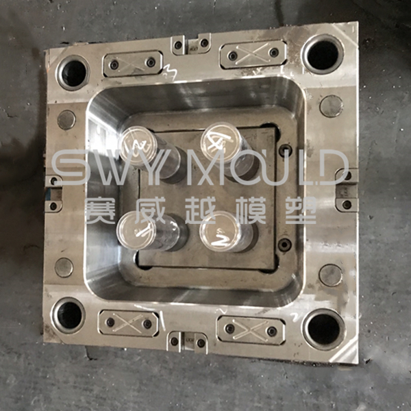 Plastic Round Snack Can Injection Molding