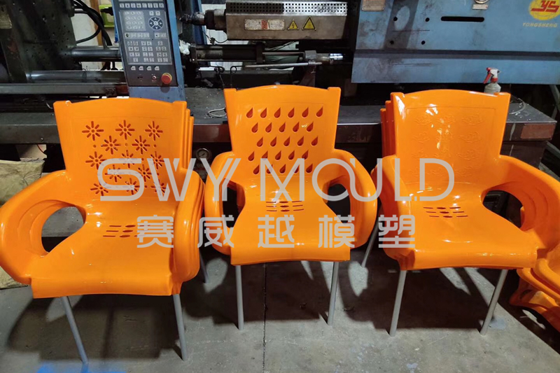 Material Modeling Of Plastic Chair Injection Mould