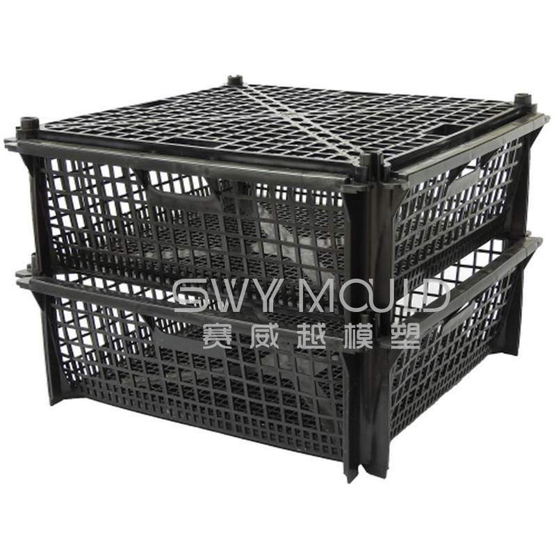 Plastic Shellfish Container Injection Mould