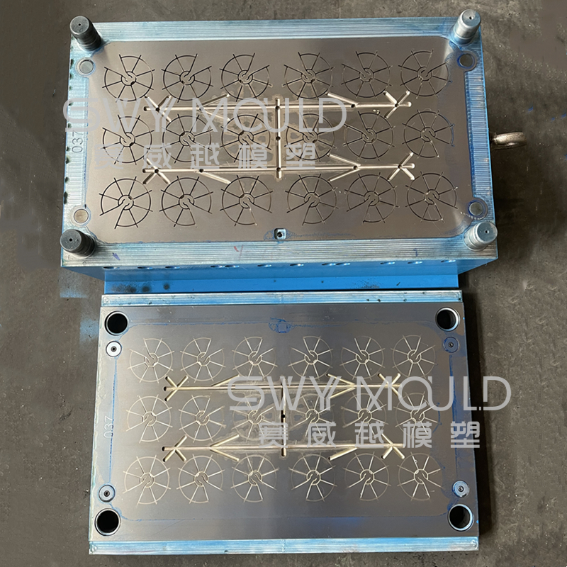 Plastic Mesh Rebar Wheel Spacer Injection Mold