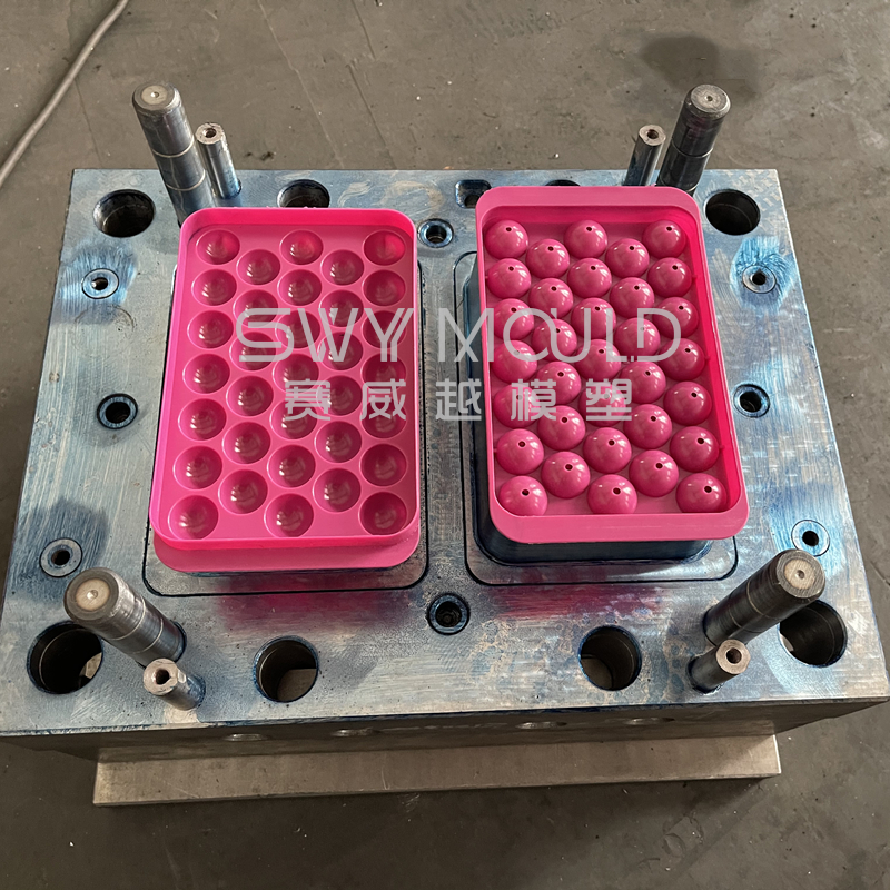 Round Ice Cube Tray Food Grade PP Injection Mould