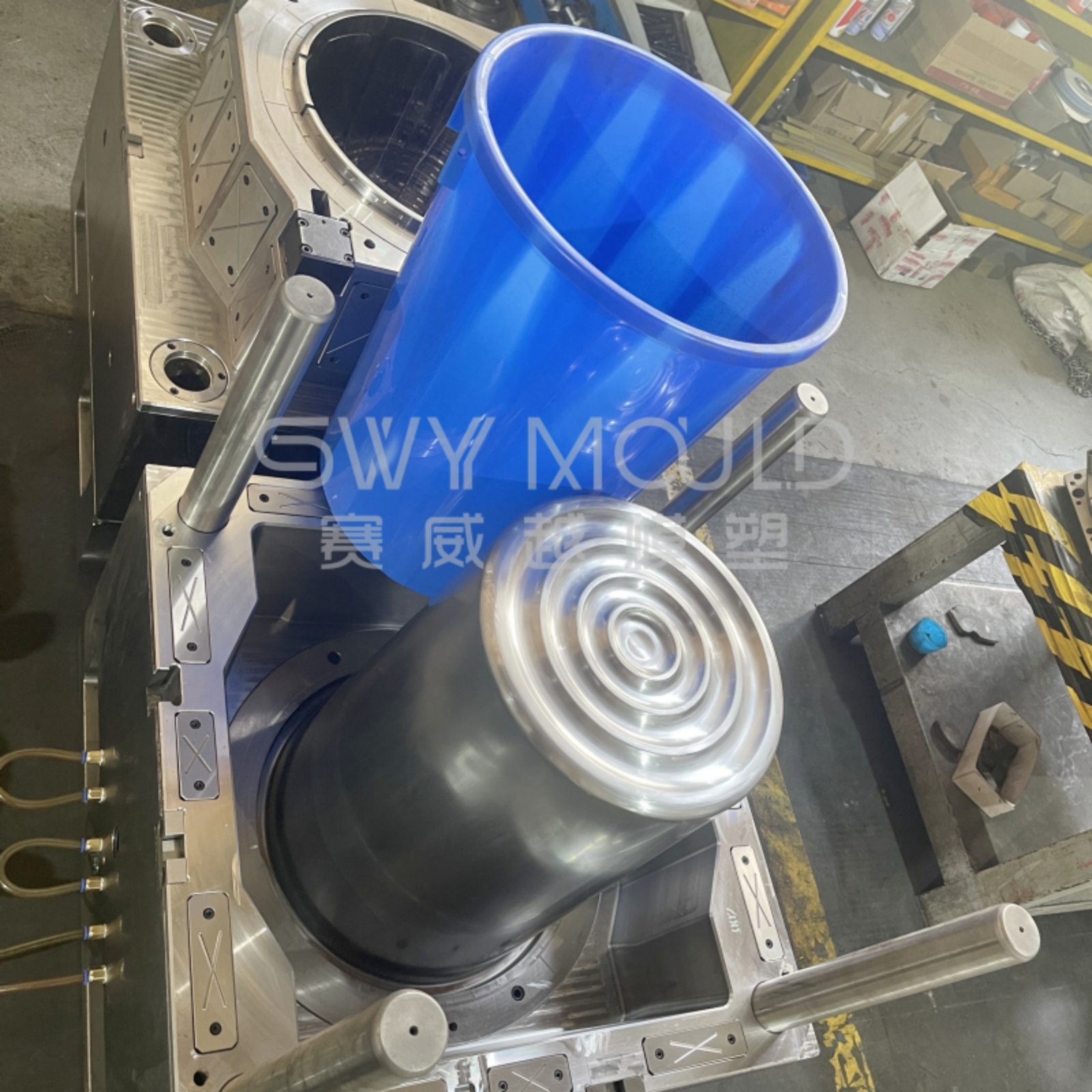 Plastic Water Bucket Injection Mould