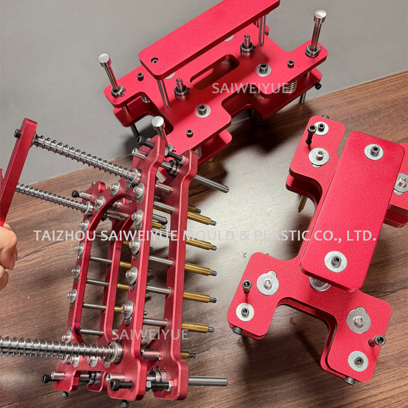Handheld Fixture For Injection Mould Installing Brass Inserts